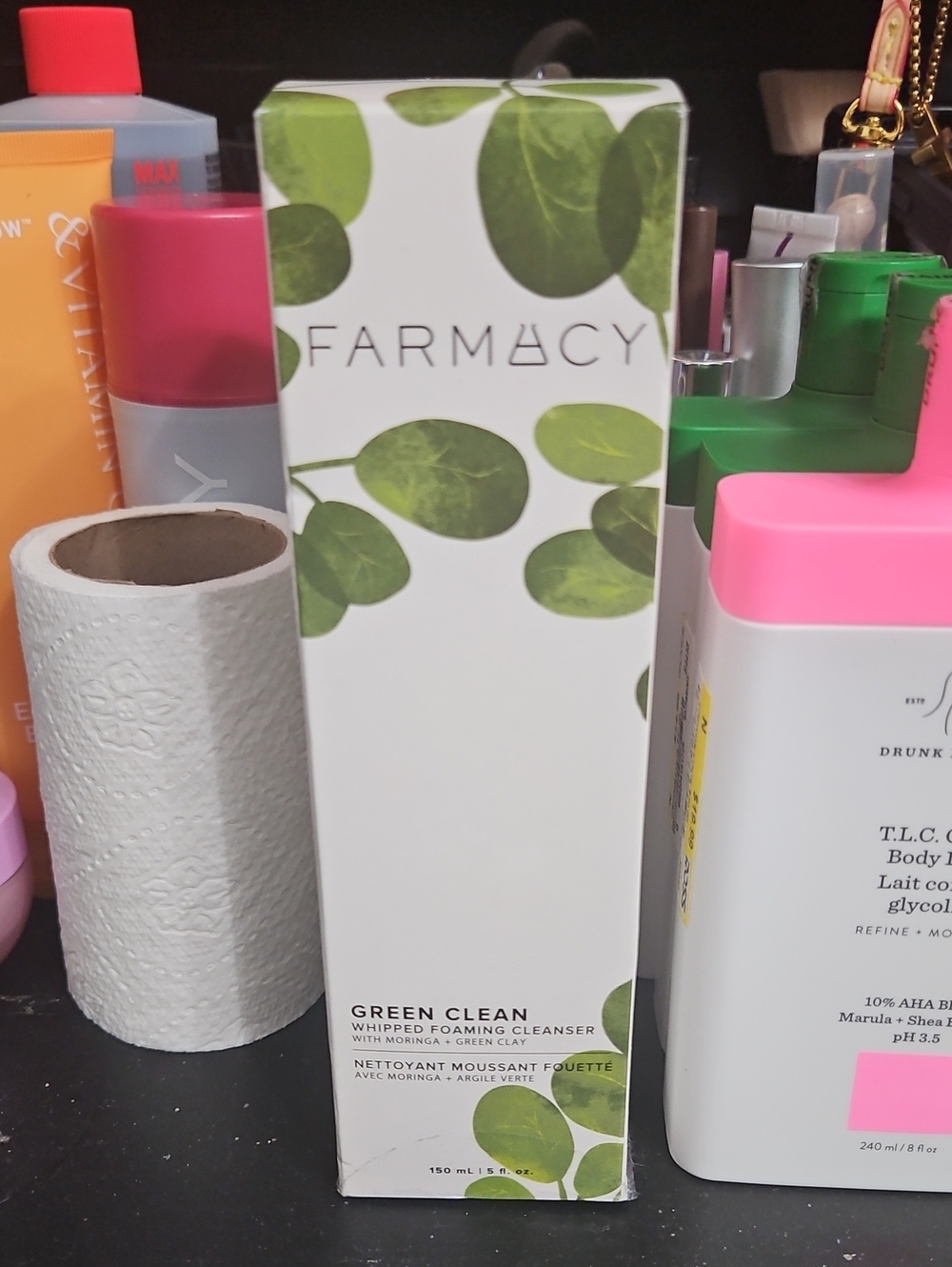 Farmacy Green Clean Whipped Foaming Cleanser - White & Green